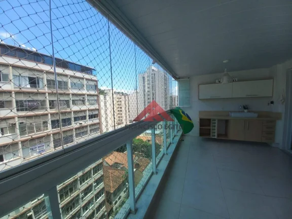 Imagem Varandão,salão.04 quartos 03 vagas na escritura,em um magnifico apartamento no miolo do inga,na presidente pedreira,todo mobiliado,inclusive ficam os