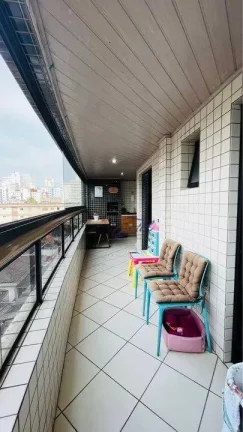 Imagem Apartamento com 2 dormitórios à venda, 87 m² por R$ 470.000,00 - Guilhermina - Praia Grande/SP