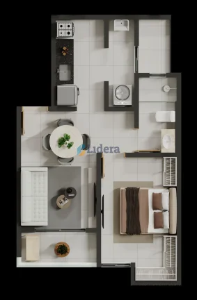 Imagem Apto -2 quartos - 1 suite - 58,44m² - Bessa, João Pessoa /PB