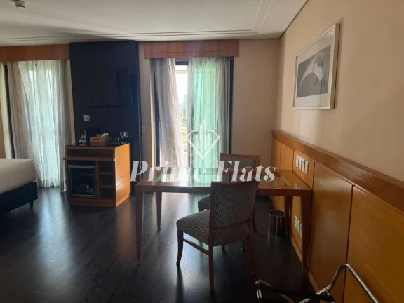 Imagem Flat disponível para venda no Meliá Jardim Europa no Itaim Bibi, com 35m², 1 dormitório e 1 vaga de garagem