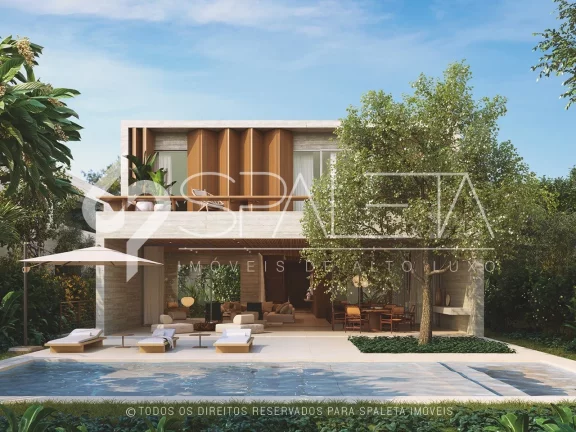 Imagem Lindíssima casa com título da praia incluso à venda no condomínio Uluwatu Villas na Fazenda da Grama