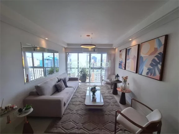 Imagem Ótimo apartamento em Moema Índios - Área: 164m² metros - Living com varanda e sala de jantar - L...