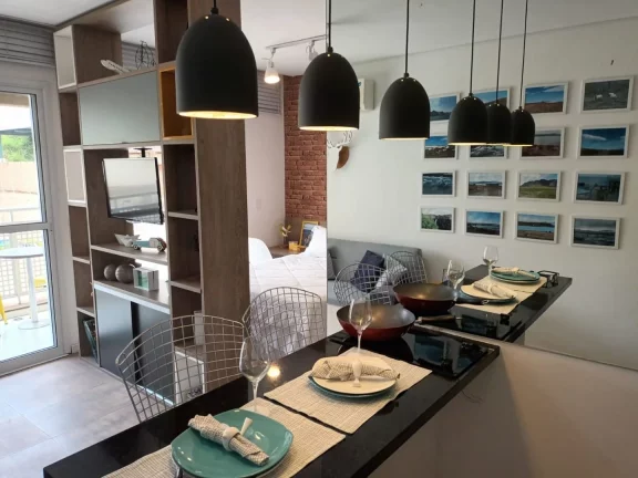 Imagem Apartamento com 1 dormitório para alugar, 35 m² por R$ 3.510,00/mês - Centro - São José dos Campos/SP