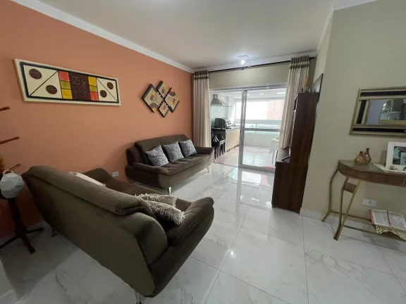 Imagem Apartamento com 3 dorms, Guilhermina, Praia Grande - R$ 980 mil, Cod: 2313