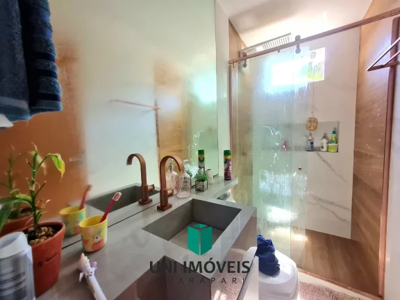 Imagem Excelente casa de 3 quartos com suíte á venda com lazer exclusivo em condomínio fechado - Guarapari