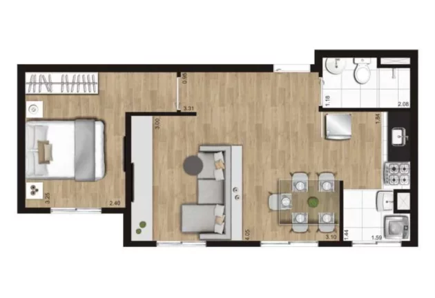 Imagem Comprar apartamento com 2 dormitórios em Diadema-SP, Minha casa minha vida em Diadema-SP