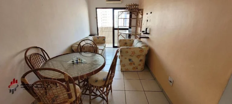 Imagem Apartamento com 1 dormitório à venda, 55 m² por R$ 300.000,00 - Aviação - Praia Grande/SP