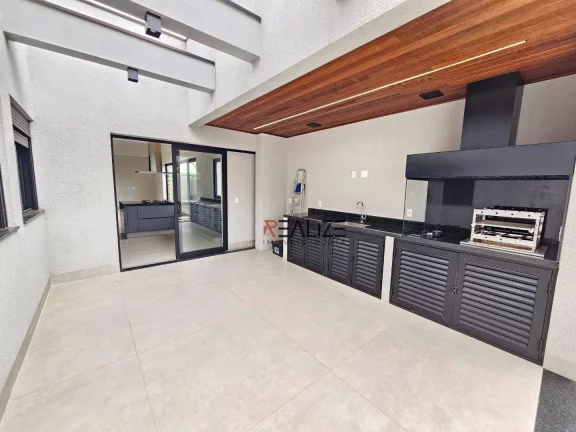 Imagem Casa moderna com 3 dormitórios à venda, 198 m² por R$ 2.090.000 - Condomínio Villa Sapezal - Indaiatuba/SP
