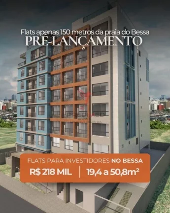 Imagem IMPERDÍVEL, Flat Pré Lançamento 150 metros da Praia do Bessa