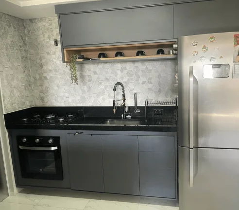 Imagem Apartamento à venda - Área útil 64 m2 com 2 dormitórios - 1 vaga - Residencial Jardim Conquista - Ju