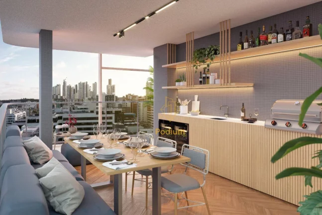 Imagem Flats térreo com área privativa em i a 200m da praia de Tambaú - FL0274