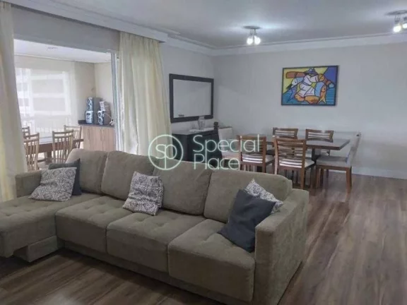 Imagem Apartamento bem amplo com 160 metros, 4 dormitórios, 2 suítes, varanda gourmet, quarto de empregad...