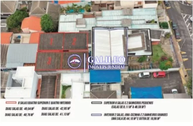 Imagem ALUGA-SE Conjunto Comercial de Salas com 18 Quartos 993M² - Centro Jundiaí/SP. Ótima localização, Espaço Ideal Para Empreendimentos Comerciais.