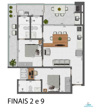 Imagem Apartamentos Perequê Park /Perequê Açú -Ubatuba