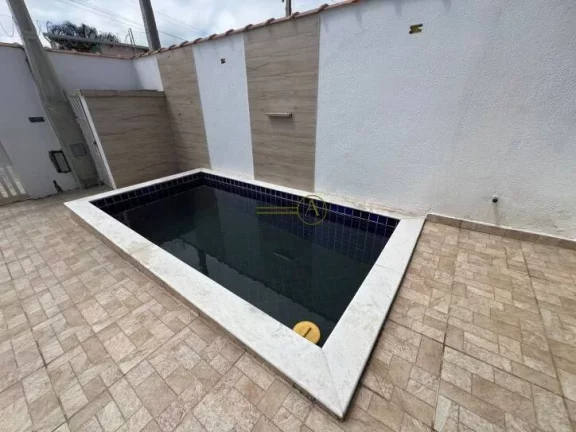 Imagem Casa térrea à venda Piscina com cascata Churrasqueira coberta 2 Dormitórios