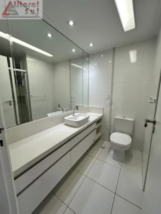 Imagem Venda de Espetacular Apartamento de Luxo com 4 Quartos na Aviação, Praia Grande-SP: 4 Suítes, 2 Salas, 4 Vagas, 194m².