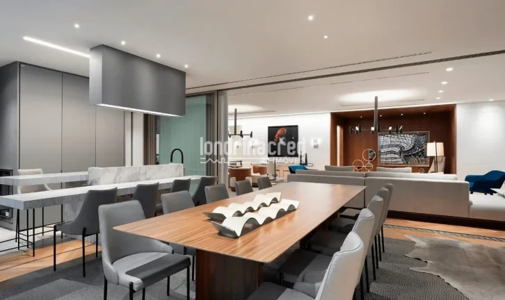Imagem Wave Vectra em Londrina: empreendimento luxuoso e exclusivo com 427m², 4 suítes, 4 vagas de garagem e 2 boxes privativos