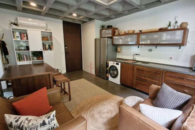 Imagem Tico Manguatá: Apartamento de 1 Quarto em Rua Silenciosa do Brooklin
