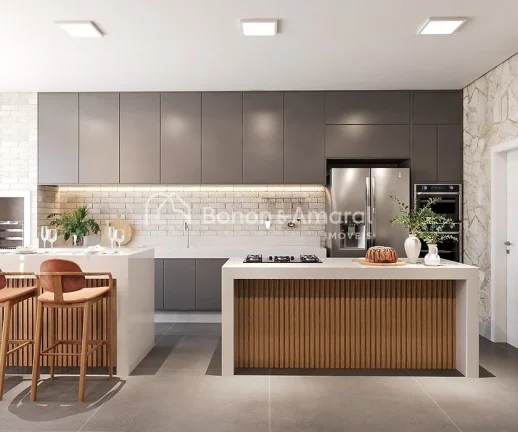 Imagem Casa térrea nova à venda com 3 quartos sendo 3 suítes, todas com armários planejados, ar condici...