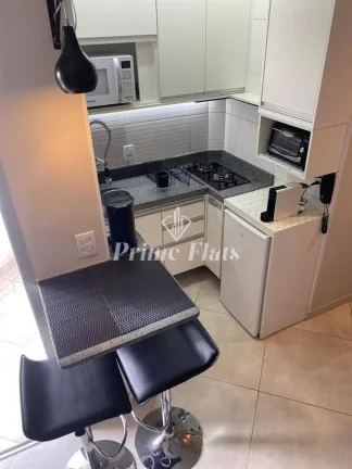 Imagem Flat disponível para locação no Royal Ibirapuera Park, com 42m², 1 dormitório e 1 vaga