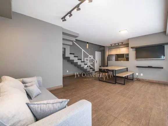 Imagem Apartamento Duplex com 1 dormitório, 89 m² - venda por R$ 1.780.000,00 ou aluguel por R$ 9.536,60/mês - Vila Gertrudes - São Paulo/SP