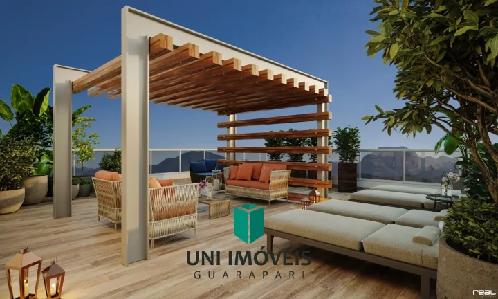 Imagem Apartamento à venda com área de lazer completa em Guarapari ? 2 quartos com área externa e 2 vagas!