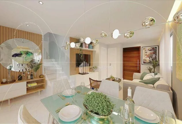 Imagem LANÇAMENTO: casa duplex em condomínio fechado, 4 dormitórios à venda por R$ 539.560,00 - Condomínio VILA ZION - Morros - Teresina/PI