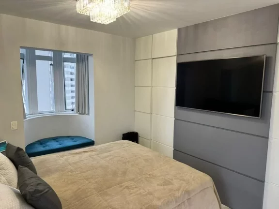 Imagem Apartamento de luxo no coração de Santo André-SP: 3 quartos, 3 suítes, 4 banheiros, 2 vagas na garagem, 115m²! Confira agora no Condomínio Paris Santo André!