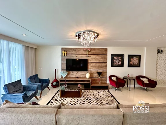 Imagem Praia de Beverly Hills! Luxuoso apartamento com 4 Suítes de Frente para o Mar!