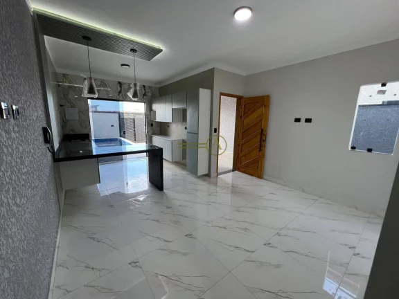 Imagem Belíssima casa térrea à venda Piscina com cascata e led Churrasqueira