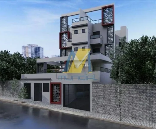 Imagem Com 91,56mts² de área total ( 45,78 + 45,78 ) =Ï 2 dormitórios sendo 1 suíte. =Á banheiro soci...