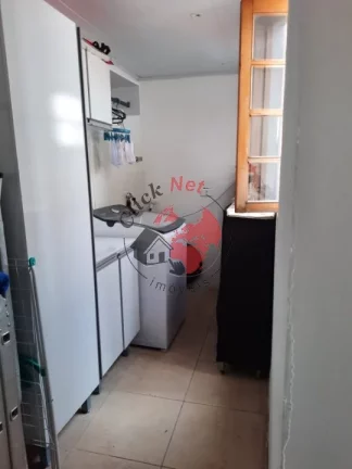 Imagem Cobertura Nova,2 dormitórios ,cozinha gourmet, churrasq, fogão e forno a lenha, quintal,1 vaga ,bairro Vila Scarpelli em Santo André