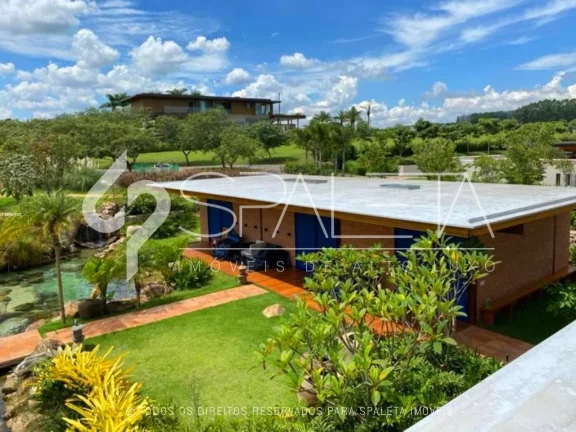 Imagem Residência cinematográfica com vista para o lago e campo de golfe à venda na Fazenda Boa Vista