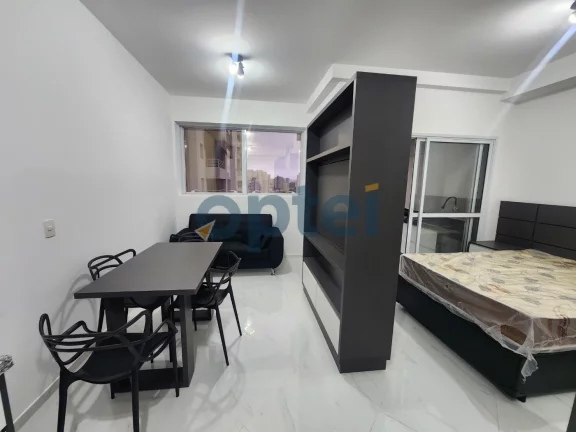 Imagem Loft de 37m2 com 1 dormitório para alugar no Marco Zero Mix Residence na Avenida Kennedy 1230- Jardim do Mar