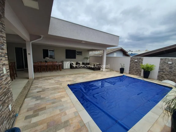 Imagem Casa térrea com piscina em condomínio na cidade de Paulínia!
Casa com, piscina, suíte master com...