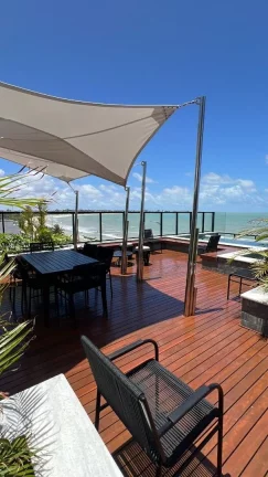 Imagem Excelente apartamentos com varanda / sacada a beira mar no Bessa - AP1399
