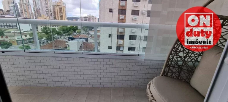 Imagem Apartamento com 2 dormitórios à venda, 76 m² por R$ 1.162.530,00 - Ponta da Praia - Santos/SP
