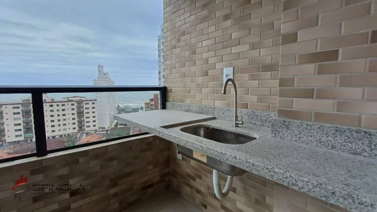 Imagem Apartamento com 2 dormitórios à venda, 70 m² por R$ 588.636,00 - Vila Caiçara - Praia Grande/SP