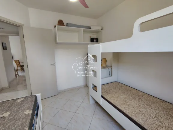 Imagem Apartamento à Venda ou Locação em Guarujá-SP a 30m da praia das Astúrias: 3 Quartos, 1 Suíte, 2 Salas, 2 Banheiros, 2 Vagas, 90m².