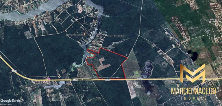 Imagem Terreno à venda, 750000 m² por R$ 18.750.000,00 - Lagoa Uruaú - Beberibe/CE