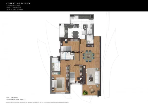 Imagem Apartamento com 3 Dormitorio(s) localizado(a) no bairro Juvevê em Curitiba / PARANA Ref.:8