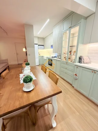 Imagem Apartamento mobiliado, 2 dormitórios (2 suítes) Pérola Villa Branca, Jacare