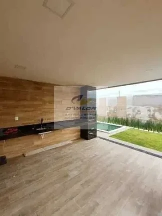 Imagem Vendo casa em condomínio fechado, com 202m², 3 suítes s/ 1 master, área gourmet, piscina e 4 vagas