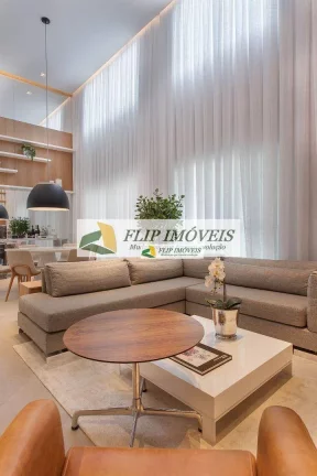 Imagem Cobertura mobilhada p venda 144 m² pé direito duplo com 3 quartos no miolo do Cambuí - Campinas - SP