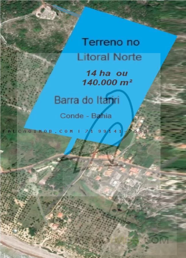 Imagem Terreno para Venda em Conde / BA no bairro Barra do Itariri