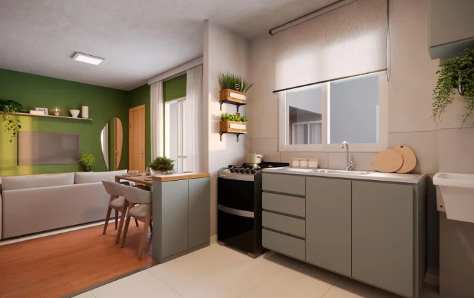 Imagem Apartamento com 2 Quartos à Venda, 40 m² em Campinho Da Serra Ii - Serra
