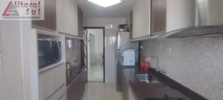 Imagem Cobertura de luxo em Praia Grande-SP, Guilhermina: 3 quartos, 2 suítes, 1 sala, 2 vagas de garagem, 400m² de área. Venha conferir!