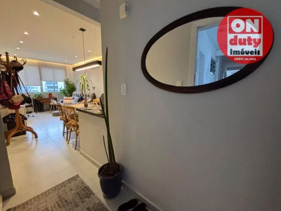 Imagem QUADRA DA PRAIA Apartamento com 1 dormitório à venda, 59 m² - Boqueirão - Santos/SP
