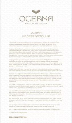 Imagem Lançamento - Oceana Ultimas unidades