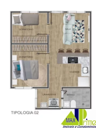 Imagem APARTAMENTO 02 DORMITÓRIOS
